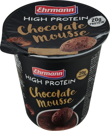 Mousse s proteini, čokolada, Ehrmann, 200 g