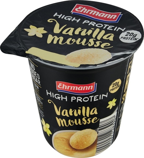 Mousse s proteini, vanilija, Ehrmann, 200 g