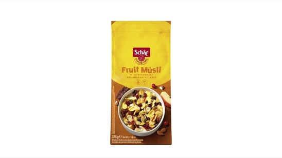 Sadni musli, brez glutena, Schar, 375 g