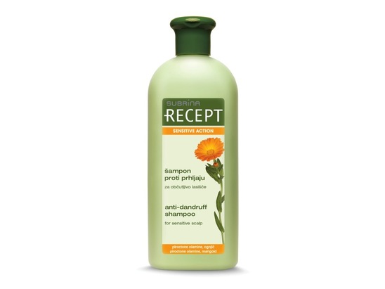 Šampon za lase Subrina Recept Sensitive, proti prhljaju, 400 ml