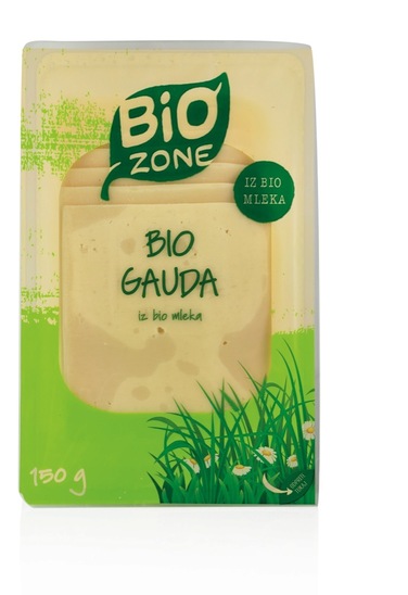 Rezine poltrdega sira Gauda, Bio Zone, 150 g