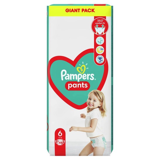 Pampers hlačne plenice, giant pack S6 (15+ kg), 48/1