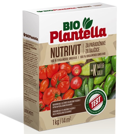 Bio mineralno gnojilo za paradižnike in plodovnice Nutrivit, Bio Planetella, 1 kg