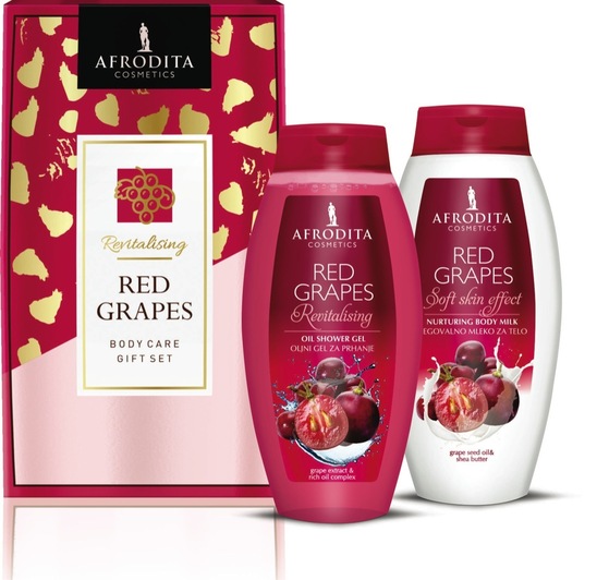 Darilna garnitura, Body Care grapes, Afrodita