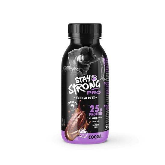 Mlečni napitek s proteini, kakav, Stay Strong, 250 ml