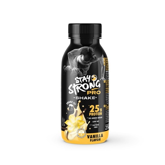 Mlečni napitek s proteini, vanilija, Stay Strong, 250 ml