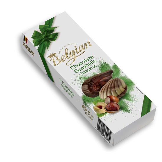 Čokoladne praline, školjke, Belgian, 65 g