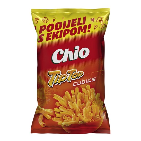 Čips, Tip Top cubics, Chio, 100 g