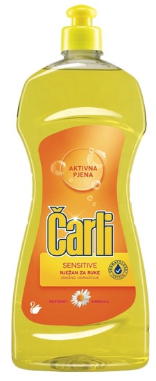 Detergent za ročno pomivanje posode, kamilica, Čarli, 900 ml