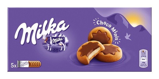 Piškoti Choco Minis, Milka, 150 g