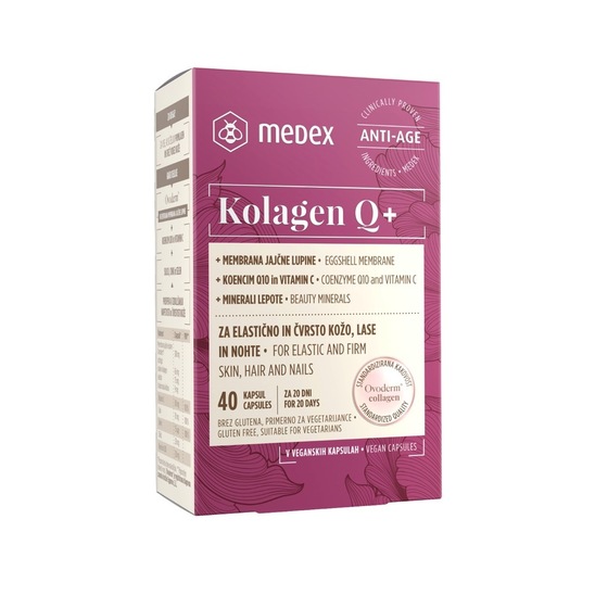 Kolagen kapsule Q+, Medex, 40/1