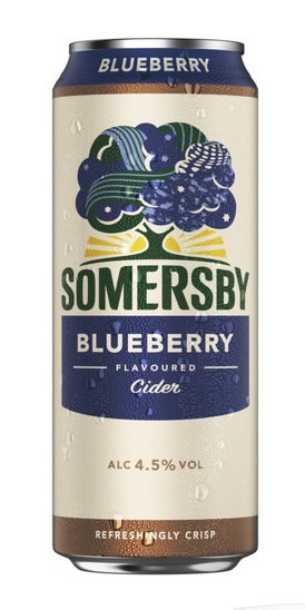 Cider borovnica, Somersby, 4,5% alkohola, 0 5 l
