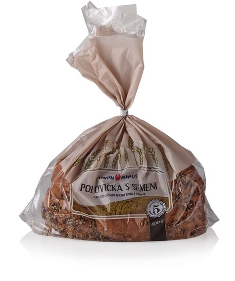 Rezani pšenični mešani kruh s semeni s podaljšano svežino, Don Don, 400 g