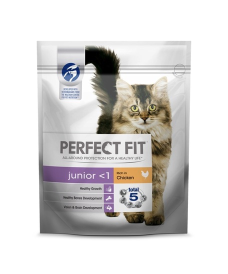 Briketi za mačke, piščanec, Perfect Fit junior, 750 g