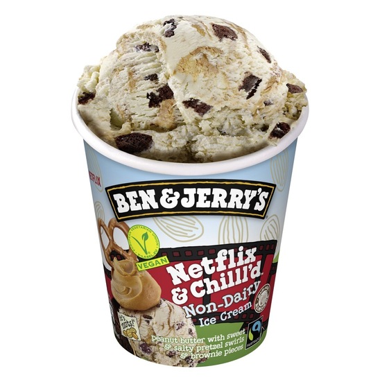 Veganski sladoled v lončku, Netflix & Chilll'd, Ben & Jerry's, 465 ml