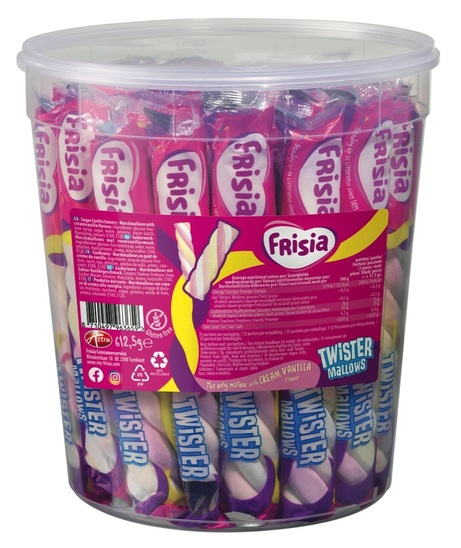 Bonboni, Twister Mallows, Frisia, 17,5 g