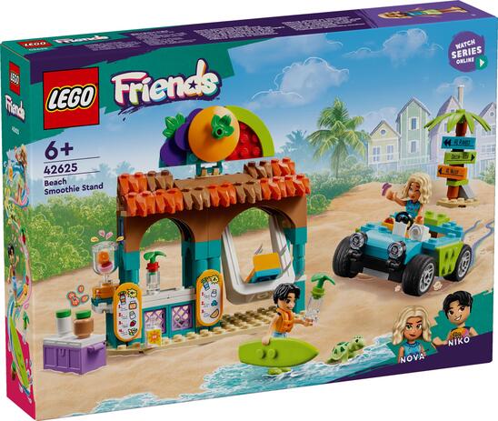 Kocke, Kiosk s smutiji na plaži 42625, Lego Friends