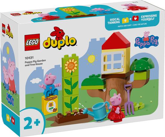 Kocke, Pujsa Pepa na vrtu z drevesno hišico 10431, Lego Duplo