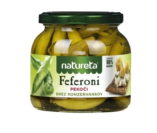 Pekoči feferoni, Natureta, 480 g