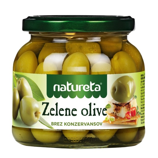 Zelene olive, Natureta, 540 g