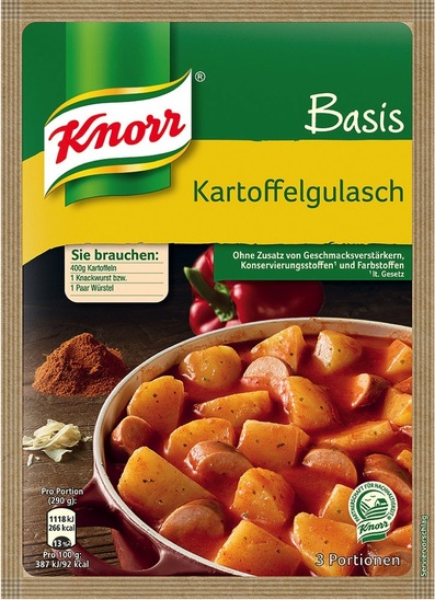 Osnova za krompirjev golaž, Knorr, 56 g