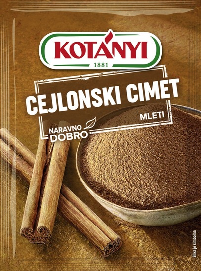 Celjonski cimet, mleti, Kotanyi, 15 g