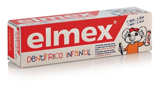 Otroška zobna pasta Elmex junior 0-6 let, 75 ml