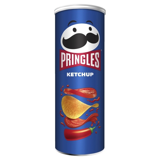 Čips, Ketchup, Pringles, 165 g