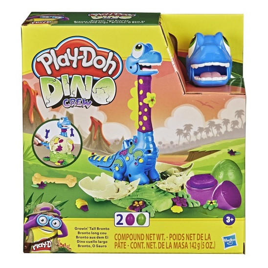 Ustvarjalni set s plasetlinom, rastoči dinozaver, Play Doh