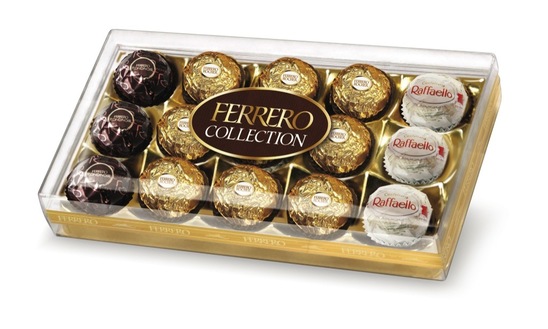 Bonboniera Collection, Ferrero, 15 x 6,172 g