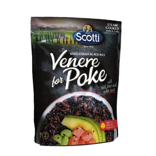 Polnozrnati črni riž, Venere za poke sklede, Scotti, 230 g