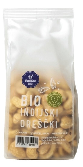 Bio indijski oreščki, Odlično, 150 g