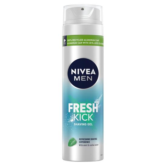 Gel za britje Men, Fresh Kick, Nivea, 200 ml