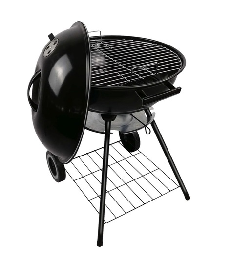 Okrogel žar s pokrovom, na kolesih, BBQ Collection, 44 cm