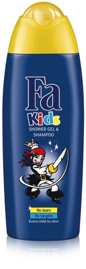 Otroški gel za tuširanje Fa Kids Pirate, 250 ml