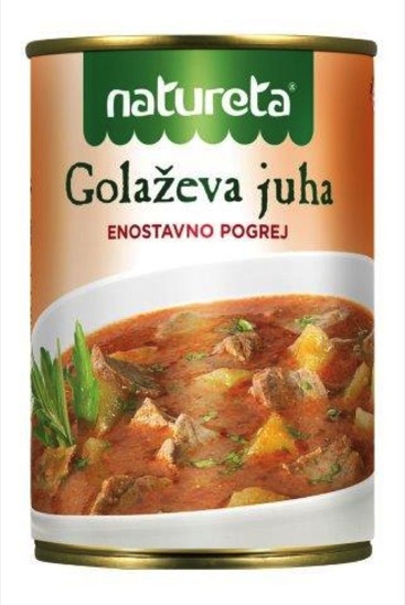 Golaževa juha, Natureta, 415 g