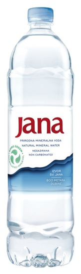 Negazirana mineralna voda, Jana, 1,5 l