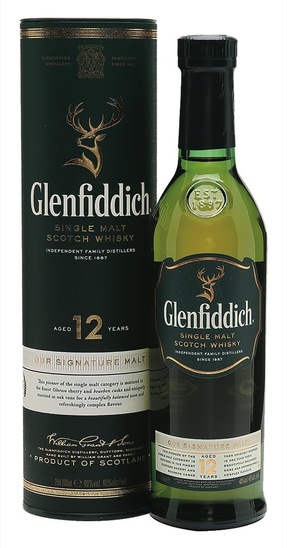 Škotski Whiskey, Glenfiddich 12 let, 40 % alkohola, 0,7 l