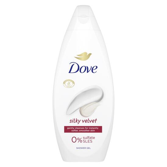 Gel za prhanje Silky, Dove, 250 ml