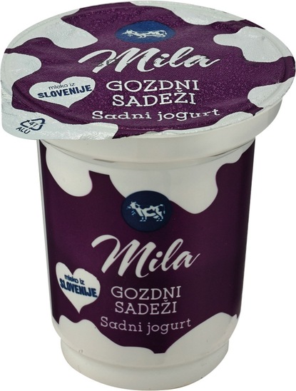 Sadni jogurt, gozdni sadeži, Mila, 150 g