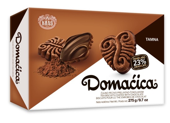 Keksi s temno čokolado Domačica, Kraš, 275 g