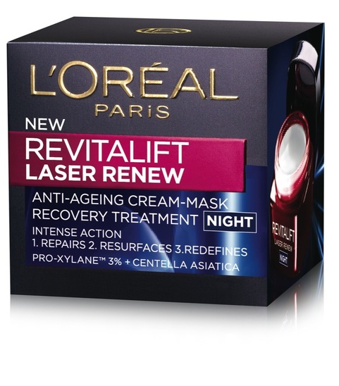 Nočna krema za obraz Loreal Revitalift Laser, proti gubam, 50 ml