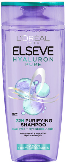 Šampon za lase, Elseve Hyaluron Pure, Loreal, 400 ml