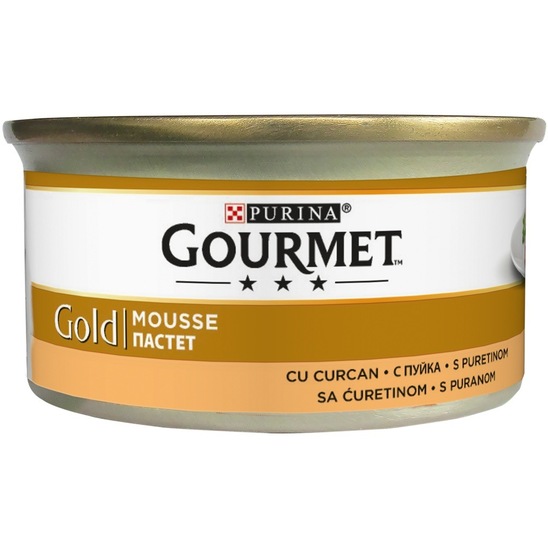 Hrana za mačke Gourmet Gold s perutnino, Purina, 85 g