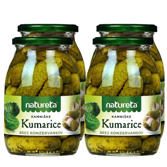 Kamniške kumarice, Natureta, 4 x 1 kg