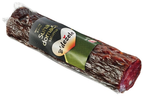 Domača suha salama, Z'dežele, pakirano, 500 g