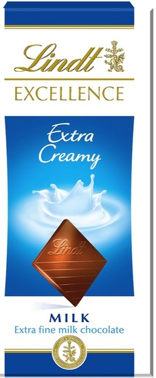 Mlečna čokolada Excellence, Lindt, 100 g