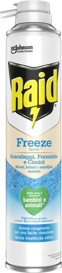 Insekticid v spreju freeze, Raid, 50 ml