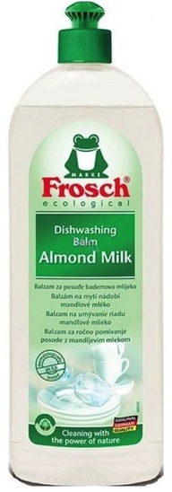 Detergent za ročno pomivanje posode Frosch mandelj, 750 ml