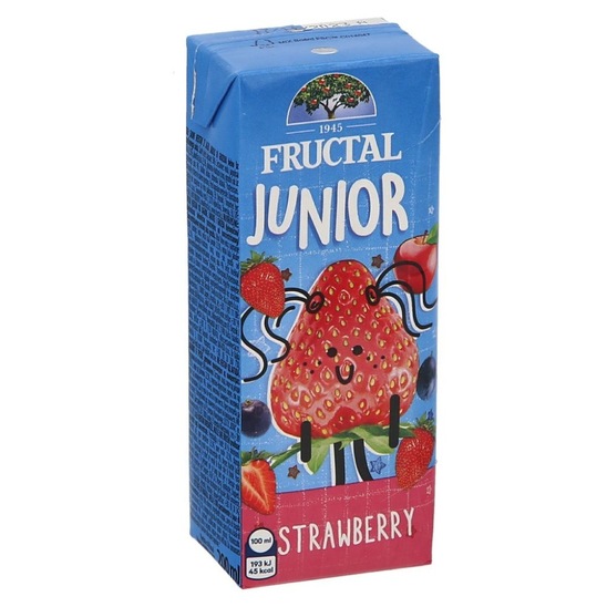 Nektar, jagoda, Fructal Junior, 0,2 l